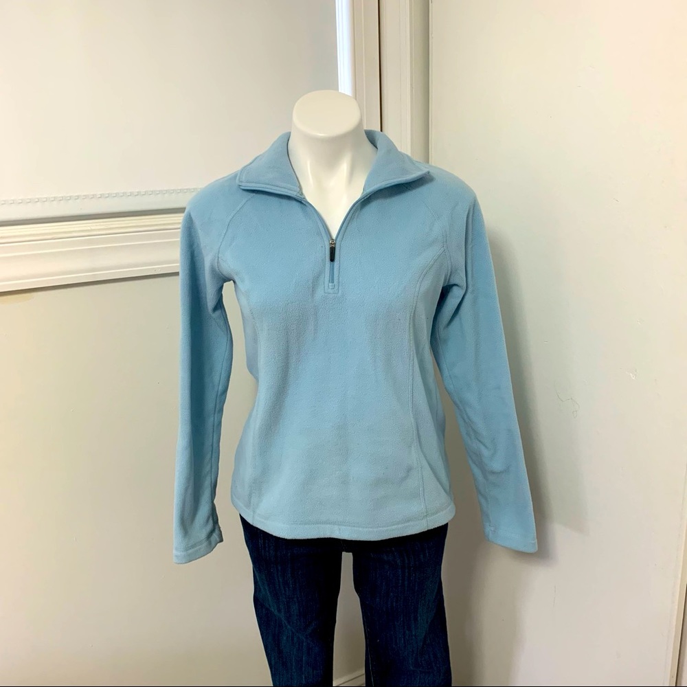 Lands’ End quarter-zip fleece